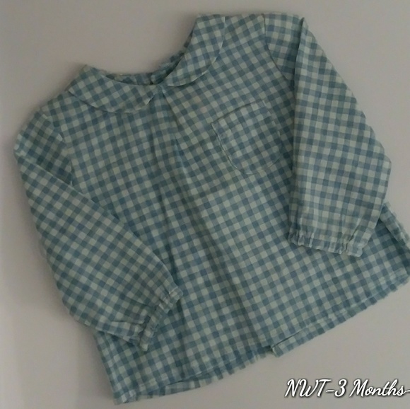 Zara Other - 3/$18 NWT Zara baby girl gingham blouse!